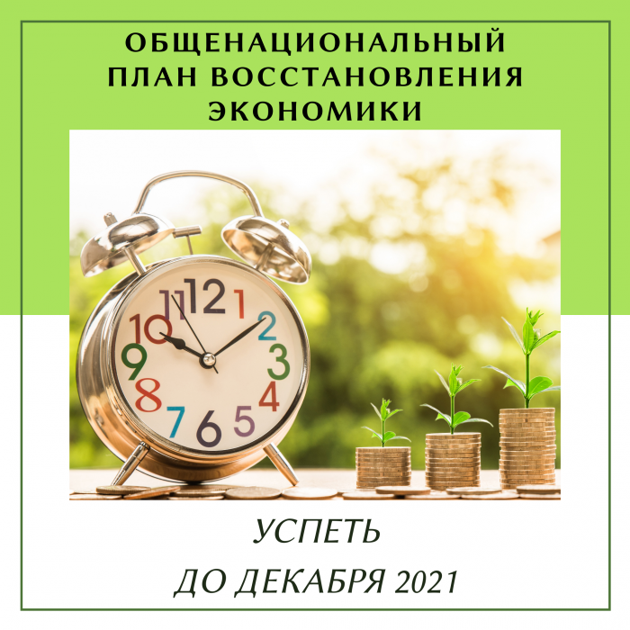 Правительство РФ планирует восстановить экономику к декабрю 2021 года